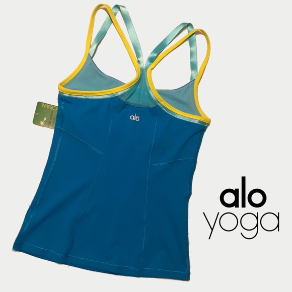 NWT ALO Yoga Split Strap Racerback Tank Top XS - Picture 4 of 8